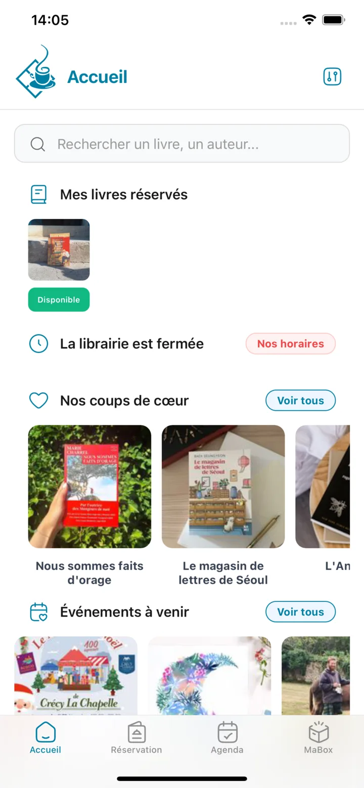 La Librairie Café — aperçu 1
